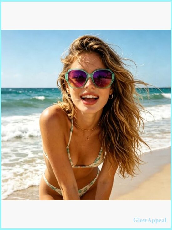 Polarized Fit Over Glasses Sunglasses UV400 Protection Square Oversized main image 6